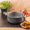 King Hoff Puodas gruzdintoms bulvytėms su krepšiu 24cm, 4L puodas nelipnios indukcinės dujos KH-1985
