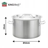 Garnek Puodas Gastronorm puodas, nerūdijantis plienas, skersmuo 32cm, 17l, kinghoff, kh-2023