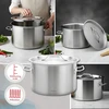 Garnek Puodas Gastronorm puodas, nerūdijantis plienas, skersmuo 32cm, 17l, kinghoff, kh-2023