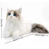 KING Realistiškas pliušinis katės žaislas KITTEN Ragdoll LIKE REAL