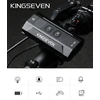 KINGSEVEN Galinga BIKE lempa LED lemputė priekinis + galinis 1200lm žibintuvėlis 5200mAh BIKE