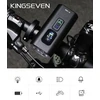 KINGSEVEN Galinga BIKE lempa LED lemputė priekinis + galinis 2000lm žibintuvėlis 10000mAh BIKE
