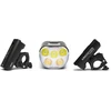 KINGSEVEN Galinga BIKE lempa LED lemputė priekinis + galinis 2000lm žibintuvėlis 10000mAh BIKE