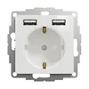 Schneider Electric Kištukinis lizdas SCHNEIDER Sedna Design, su užsklanda + 2 USB, 4A, antracitas; SDD114052