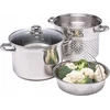 Kitchen Craft KitchenCraft makaronų puodas su sieteliu ir garinimo krepšeliu