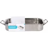 Kitchen Craft KitchenCraft Maža keptuvė su grotelėmis Sidabrinė 27x20x5 cm Nerūdijantis plienas