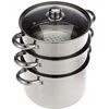 Kitchen Craft KitchenCraft plieno garintuvas 5 l, 3 lygiai, sidabrinis, KCCVSTEAM22