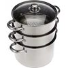 Kitchen Craft KitchenCraft plieno garintuvas 5 l, 3 lygiai, sidabrinis, KCCVSTEAM22