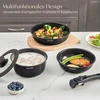 Kitchen Craft Puodų komplektas, keptuvė, nuimama rankena, indukcija, dujinė, orkaitė