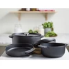 KitchenAid Ketaus ketaus puodas 22cm 3,3l matinis juodas virimui