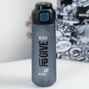 Kite 760ml sportinis buteliukas su šiaudeliu, pilkas