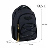 Kite Batman kuprinė paaugliams, pilka, šviečianti, 9-12 m.
