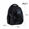 Kite Dc25-8001l jaunimo kuprinė berniukams, juoda, 25.5l