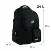 Kite K26-1018xl-1 Juodas Paauglių Kuprinė Xl