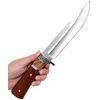 Klasikinis BSH Adventure Dagger medžioklės peilis, 420 plieno, su diržo apvalkalu