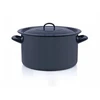 Klasikinis emaliuotas puodas su dangteliu, 34 cm, 23,5 l, METALAC