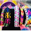 Klaus LOOM BANDS guminės juostos apyrankėms ir kaklo papuošalams gaminti, violetinė, 200 vnt.
