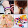 Klaus LOOM BANDS guminės juostos apyrankėms ir kaklo papuošalams gaminti, violetinė, 200 vnt.