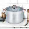 Klausberg GASTRONOMINIS PUODAS, AUKŠTAS 13L 28cm SU dangteliu, INDUKCINIS, Plieninis
