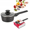 Klausberg Marmurinis puodas 16 cm su dangčiu Indukcinės dujos Nelipnus 1,2L KB7986