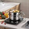 Klausberg Puodas Garintuvas 3 guobų, 18 cm, 2,5 l kb-7725