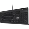 Asus KU100 | Smart Card Klaviatūra | su laidu | US | Juodas
