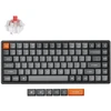 Klaviatūra žaidimams Keychron K2H Gateron Double-Rail Magnetic Nebula belaidė magnetyczno-mechaninė su pašvietimu balta