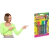 Klijų su blizgučiais rinkinys CONFETTI GCF10B5, Amos, 5 spalvos po 10,5ml