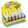 Klijai su blizgučiais GCL22D24 GS, Amos, 22ml, aukso/sidabro sp.