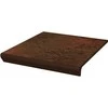 Klinkerio plytelės pakopa SEMIR BROWN STOP PROSTA KAP, 30 x 33 cm