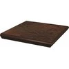 Paradyz Polija Klinkerio plytelės pakopa SEMIR BROWN STOP NAR KAP, 33 x 33 cm