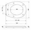Euroliux Klozeto dangtis MA-012AW