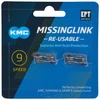 KMC CL-566R EPT jungtis, 2 vnt., sidabrinė, 9 eilių