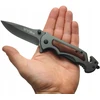 VILKS KNIFE Sulankstomas kišeninis peilis SURVIVAL Daugiafunkcis taktinis PLIENAS + MEDIENA SHARP