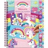 TOTUM kūrybinė lipdukavimo pagal skaičius knyga Unicorn, 072008