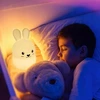 Koala Kay Silikonowa Lampka nocka vaikams kolorowa LED RGB Pultas USB króliczek