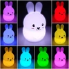 Koala Kay Silikonowa Lampka nocka vaikams kolorowa LED RGB Pultas USB króliczek