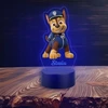 Koala Wood 3d Led Naktinė Lempa "čempionas" Vaikams, Paw Patrol