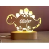 Koala Wood Lampka Nocna Prezent na chrzciny roczek dla noworodka personalizowana plexi