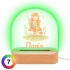 Koala Wood Prezent na Chrzciny Dla dziewczynki Roczek Noworodka Lampka Nocna Fėja