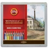 Koh-i-noor Mondeluz akvarelinės kreidelės, 24 spalvos, metalinė dėžutė