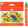Koh-i-noor Trio Wax Jumbo akvarelinės kreidelės, 12 spalvų