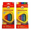 Koh-i-noor Triocolor minkštos kreidelės vaikams, 12 vnt.