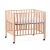 Kojec CHILDHOME 93 natūralus 75x95cm + kółka B2637