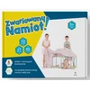 Kolorowe Baloniki Crazy Geltonas-Mėlynas Tent House BAZA 72 vnt. NAMO blokai Konstrukcijos