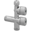 Kombinuotas ventilis ARCO COMB1, 1/2"x 3/4"x 3/8"x10