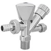Kombinuotas ventilis INVENA ZW-26-020-W, 1/2"x3/4"x3/8"x10