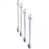 4 dalių kombinuotų terkšlinių raktų rinkinys KS TOOLS GEARplus 24-32mm