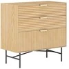 Fotelis Home4You Komoda BASSEL 80x40xH80cm, 3D melaminas
