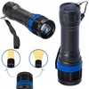 Kompaktiškas taktinis kišeninis žibintuvėlis su ZOOM, SMD LED objektyvu